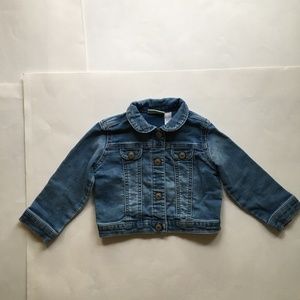First impressions girl's denim jacket. Size 18 Month.